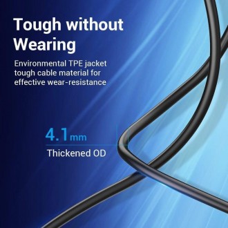 Кабель Vention USB Type-C - USB Type-B, 2 m, Black (CQUBH). . фото 5