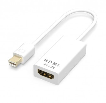 Конвертер mini Display Port (тато) на HDMI (мама) 10cm (small Size), White, 4K/2. Киев. фото 1 Конвертер mini Display Port (тато) на HDMI (мама) 10cm (small Size), White, 4K/2. Киев. фото 1