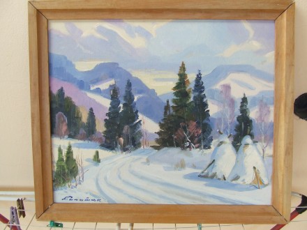 Закарпатская школа М. Сапатюк раз. 60 х 50 см. двп.м. 1980 гг. Ужгород.. . фото 12 Закарпатская школа М. Сапатюк раз. 60 х 50 см. двп.м. 1980 гг. Ужгород.. . фото 12
