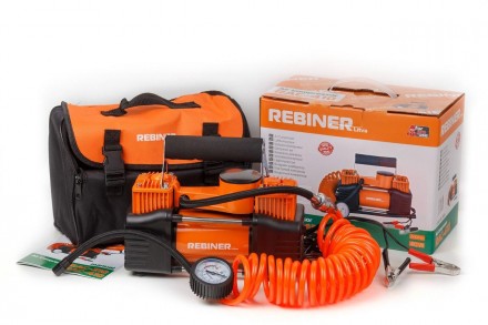 Компресор автомобільний Rebiner RAC-410 двопоршневий. Луцьк. фото 1 Компресор автомобільний Rebiner RAC-410 двопоршневий. Луцьк. фото 1
