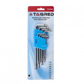 Шестигранные ключи тип TORX TAGRED TA1045 – отличный комплект для дома и мастерс. . фото 7
