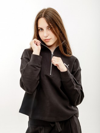 Женская Кофта Puma HER High-Neck Half-Zip Черный M (7d67600501 M). Шостка. фото 1 Женская Кофта Puma HER High-Neck Half-Zip Черный M (7d67600501 M). Шостка. фото 1