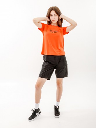 Жіноча Футболка AUSTRALIAN LOGO FLOWERS TEE JERSEY V Помаранчевий L (7dLSDTS0027-119 L). Шостка. фото 1 Жіноча Футболка AUSTRALIAN LOGO FLOWERS TEE JERSEY V Помаранчевий L (7dLSDTS0027-119 L). Шостка. фото 1