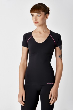 Футболка женская SPAIO Fitness W01 черный L/XL (5901282309605). Шостка. фото 1 Футболка женская SPAIO Fitness W01 черный L/XL (5901282309605). Шостка. фото 1
