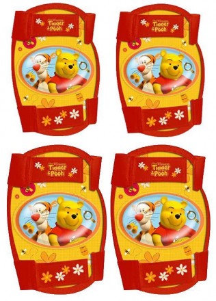 Защита колен и локтей для детей Tigger and Pooh оранжево-красный (WYP529). Луцк. фото 1 Защита колен и локтей для детей Tigger and Pooh оранжево-красный (WYP529). Луцк. фото 1
