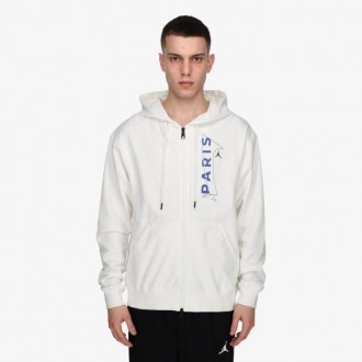 Мужская Толстовка JORDAN M J PSG FLC FZ Белый XL (7dDN6150-100 XL). Шостка. фото 1 Мужская Толстовка JORDAN M J PSG FLC FZ Белый XL (7dDN6150-100 XL). Шостка. фото 1