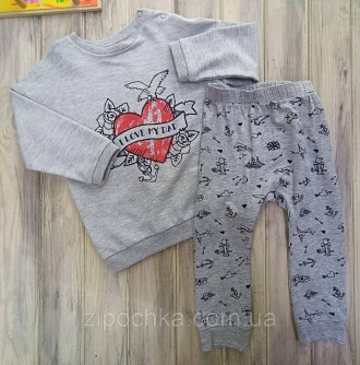 Трикотажний комплект спортивний костюм H&M I Love my Dad 4-18 місяців 68-86 см 7. Хмельницкий. фото 1 Трикотажний комплект спортивний костюм H&M I Love my Dad 4-18 місяців 68-86 см 7. Хмельницкий. фото 1