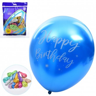 Кульки надувні MK 5395 12 дюймів, Happy birthday, мікс кольорів (металік),набір . Киев. фото 1 Кульки надувні MK 5395 12 дюймів, Happy birthday, мікс кольорів (металік),набір . Киев. фото 1