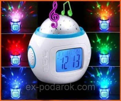 Часы звездное небо с будильником. Чернигов. фото 1