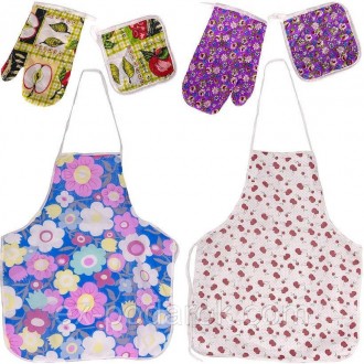 Кухонная комплект рукавица, ухват и фартук. Чернигов. фото 1