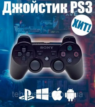 Джойстик Sony Playstation 3 бездротовий геймпад sony ПС3 Dualshock 3 чорний з фу. Каменское. фото 1 Джойстик Sony Playstation 3 бездротовий геймпад sony ПС3 Dualshock 3 чорний з фу. Каменское. фото 1