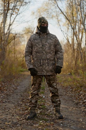 Комплект Парка зимова піксель + теплі штани з софтшелу Peak піксель. Балаклава-ш. Київ. фото 1 Комплект Парка зимова піксель + теплі штани з софтшелу Peak піксель. Балаклава-ш. Київ. фото 1
