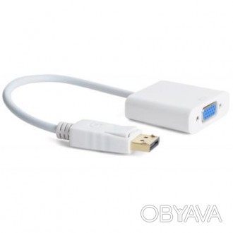 Переходник DisplayPort to VGA Cablexpert (A-DPM-VGAF-02-W)
