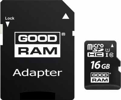 Карта памяти microSDHC 16GB UHS-I class 10 + adapter. Дніпро. фото 1 Карта памяти microSDHC 16GB UHS-I class 10 + adapter. Дніпро. фото 1