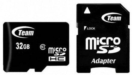 Карта памяти MicroSDHC 32GB Class 10 + adapter. Дніпро. фото 1 Карта памяти MicroSDHC 32GB Class 10 + adapter. Дніпро. фото 1
