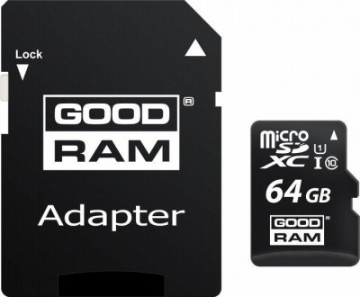 Карта памяти microSDXC 64GB UHS-I class 10 + adapter. Дніпро. фото 1 Карта памяти microSDXC 64GB UHS-I class 10 + adapter. Дніпро. фото 1