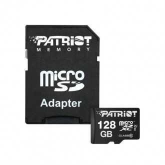 Карта памяти microSDXC 128GB UHS-I Class 10 + SD-adapter. Дніпро. фото 1 Карта памяти microSDXC 128GB UHS-I Class 10 + SD-adapter. Дніпро. фото 1