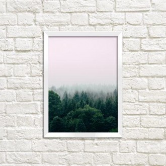 Постер в рамке A5 Елочный лес (WMT5_ART052_WH) TM Presentville. Харьков. фото 1