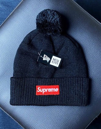 Шапка Supreme чорна. Львів. фото 1 Шапка Supreme чорна. Львів. фото 1