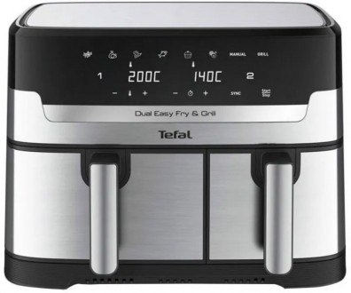 Мультипіч (Аерогриль) TEFAL Dual Easy Fry & Grill Air Fryer EY905D10. Львів. фото 1 Мультипіч (Аерогриль) TEFAL Dual Easy Fry & Grill Air Fryer EY905D10. Львів. фото 1