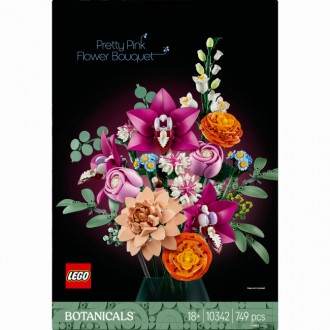 Конструктор LEGO 10342 Botanicals Красивый букет розовых цвето. Львов. фото 1 Конструктор LEGO 10342 Botanicals Красивый букет розовых цвето. Львов. фото 1