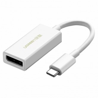 Адаптер Ugreen MM130 DisplayPort - USB Type-C (F/M), Gray (40372). Киев. фото 1 Адаптер Ugreen MM130 DisplayPort - USB Type-C (F/M), Gray (40372). Киев. фото 1