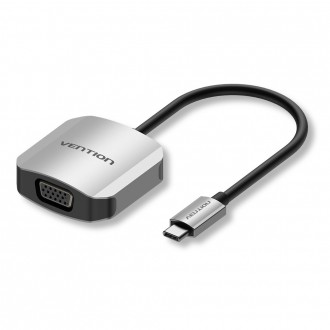 Перехідник Vention VGA - USB Type-C (F/M), 0.15 м (TDFHB). Киев. фото 1 Перехідник Vention VGA - USB Type-C (F/M), 0.15 м (TDFHB). Киев. фото 1