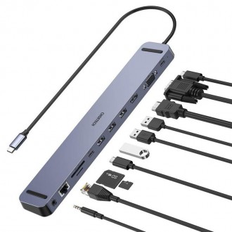 Концентратор Choetech HUB-M20 11 in 1 USB-C Multiport HUB Station. Киев. фото 1 Концентратор Choetech HUB-M20 11 in 1 USB-C Multiport HUB Station. Киев. фото 1