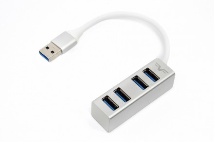 Концентратор USB Frime 4хUSB3.0 Silver (FH-30520). Киев. фото 1 Концентратор USB Frime 4хUSB3.0 Silver (FH-30520). Киев. фото 1