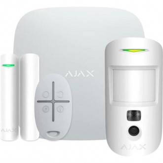 Комплект охоронної сигналізації Ajax StarterKit Cam White (16583.42.WH1/20293.58.WH1/25468.58.WH1). Київ. фото 1 Комплект охоронної сигналізації Ajax StarterKit Cam White (16583.42.WH1/20293.58.WH1/25468.58.WH1). Київ. фото 1