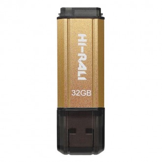 Флеш-накопичувач USB 32GB Hi-Rali Stark Series Gold (HI-32GBSTGD). Київ. фото 1 Флеш-накопичувач USB 32GB Hi-Rali Stark Series Gold (HI-32GBSTGD). Київ. фото 1