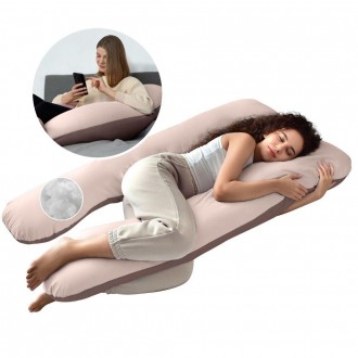 Подушка для сна и отдыха, для беременных П-форми IDEIA 140х75х20 см U-shape с на. Кривой Рог. фото 1 Подушка для сна и отдыха, для беременных П-форми IDEIA 140х75х20 см U-shape с на. Кривой Рог. фото 1