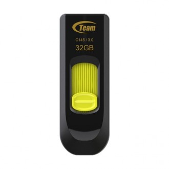 Флеш-накопичувач USB3.0 32GB Team C145 Yellow (TC145332GY01). Київ. фото 1 Флеш-накопичувач USB3.0 32GB Team C145 Yellow (TC145332GY01). Київ. фото 1