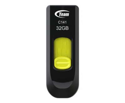 Флеш-накопичувач USB 32Gb Team C141 Yellow (TC14132GY01). Київ. фото 1 Флеш-накопичувач USB 32Gb Team C141 Yellow (TC14132GY01). Київ. фото 1