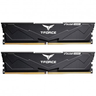 Модуль пам`ятi DDR5 2x16GB/6000 Team T-Force Vulcan Black (FLBD532G6000HC38GDC01. Киев. фото 1 Модуль пам`ятi DDR5 2x16GB/6000 Team T-Force Vulcan Black (FLBD532G6000HC38GDC01. Киев. фото 1