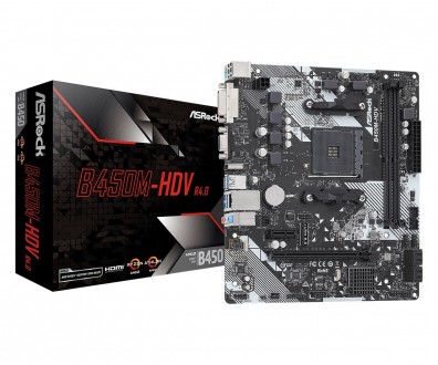 Материнська плата ASRock B450M-HDV R4.0 Socket AM4. Киев. фото 1 Материнська плата ASRock B450M-HDV R4.0 Socket AM4. Киев. фото 1