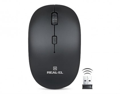 Миша бездротова REAL-EL RM-301 Wireless Black. Киев. фото 1 Миша бездротова REAL-EL RM-301 Wireless Black. Киев. фото 1