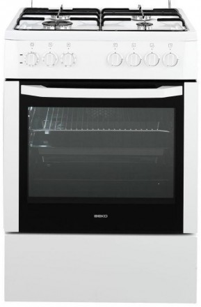 Плита Beko комбінована, 65л, 60x60см, конвекція, білий. Київ. фото 1 Плита Beko комбінована, 65л, 60x60см, конвекція, білий. Київ. фото 1