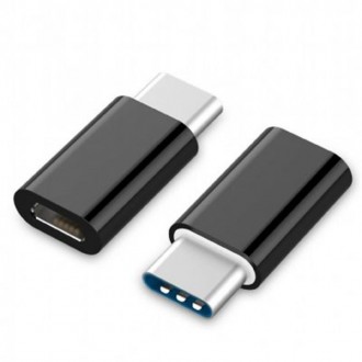 Адаптер Cablexpert USB Type-C - micro USB (M/F), чорний (A-USB2-CMmF-01). Киев. фото 1 Адаптер Cablexpert USB Type-C - micro USB (M/F), чорний (A-USB2-CMmF-01). Киев. фото 1
