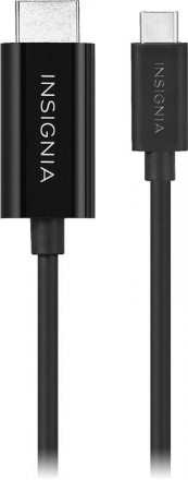 Кабель Insignia USB Type-C - HDMI (M/M), 1.8 м, Black (NS-PCKCH6-C). Киев. фото 1 Кабель Insignia USB Type-C - HDMI (M/M), 1.8 м, Black (NS-PCKCH6-C). Киев. фото 1