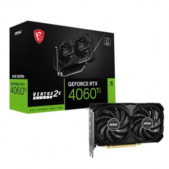 Відеокарта GF RTX 4060 Ti 8GB GDDR6 Ventus 2X Black E1 MSI (GeForce RTX 4060 Ti. Киев. фото 1 Відеокарта GF RTX 4060 Ti 8GB GDDR6 Ventus 2X Black E1 MSI (GeForce RTX 4060 Ti. Киев. фото 1