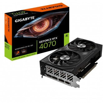 Відеокарта GF RTX 4070 12GB GDDR6X Windforce 2X OC Gigabyte (GV-N4070WF2OC-12GD). Киев. фото 1 Відеокарта GF RTX 4070 12GB GDDR6X Windforce 2X OC Gigabyte (GV-N4070WF2OC-12GD). Киев. фото 1
