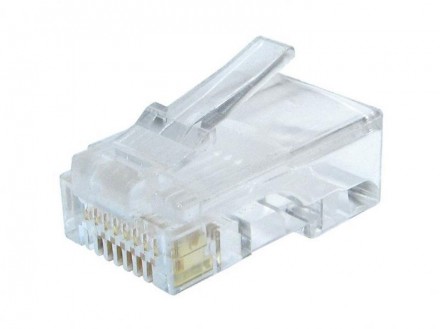Конектор RJ 45 Cablexpert (LC-8P8C-002/10) 8P8C, Cat.6, із позолоченими контакта. Киев. фото 1 Конектор RJ 45 Cablexpert (LC-8P8C-002/10) 8P8C, Cat.6, із позолоченими контакта. Киев. фото 1