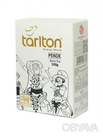 Чай Tarlton черный Pekoe цейлонский среднелистовой 100 грамм
