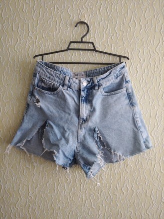 Жіночі джинсові шорти з високими вирізами, р.38, New Look Denim, Туреччина. Пирятин. фото 1 Жіночі джинсові шорти з високими вирізами, р.38, New Look Denim, Туреччина. Пирятин. фото 1