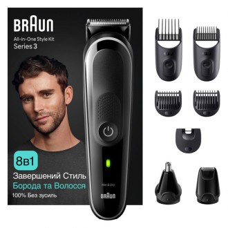 Тример Braun All-In-One Style Kit Series 3 MGK3440. Київ. фото 1 Тример Braun All-In-One Style Kit Series 3 MGK3440. Київ. фото 1