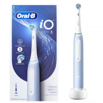 Електрична зубна щітка Oral-B Braun Blue iO 3 iOG3-1A6-0 голуба. Київ. фото 1 Електрична зубна щітка Oral-B Braun Blue iO 3 iOG3-1A6-0 голуба. Київ. фото 1