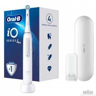Електрична зубна щітка Oral-B iO Series White 4N IOG4-1A6-1DK біла. Київ. фото 1 Електрична зубна щітка Oral-B iO Series White 4N IOG4-1A6-1DK біла. Київ. фото 1