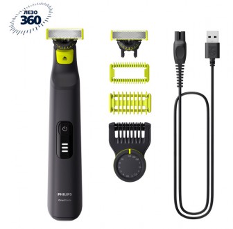 Электростанок Philips OneBlade Pro 360 QP6542-15 чорний. Київ. фото 1 Электростанок Philips OneBlade Pro 360 QP6542-15 чорний. Київ. фото 1