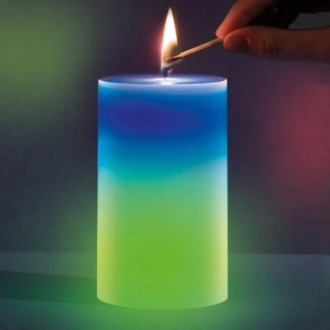 Декоративна воскова зі справжнім полум'ям і LED підсвічуванням Candles magic 7 кольорів RGB, 10*6 см Синя. Київ. фото 1 Декоративна воскова зі справжнім полум'ям і LED підсвічуванням Candles magic 7 кольорів RGB, 10*6 см Синя. Київ. фото 1